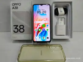 Oppo A38 4G 4+4/128 Gb Likenew 98% Garansi On 23.07.2025 bs TT/BT