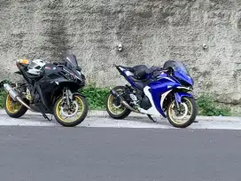 Yamaha R25 biru 2016