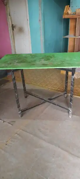 Meja besi lipat jualan