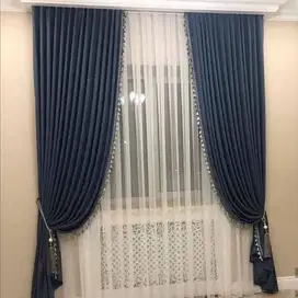 Cod Tirai Gorden Jendela Gordyn Mewah Hordeng Model Terbaru Murah