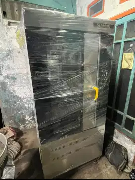 Oven convection gas isi 10 loyang model SM-710G merk Sinmag Taiwan