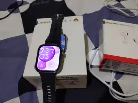 Jual Huawei watch 4 baru bonus FreeBuds