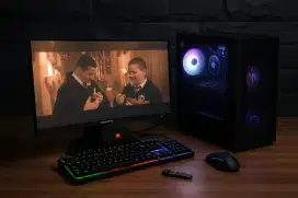 PC Gaming & Editing Siap Pakai | Full Set Monitor GIGABYTE Curved