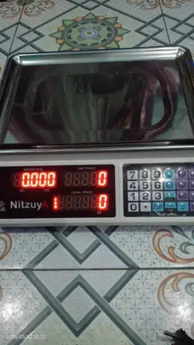 Timbangan digital 40kg 2 display meja