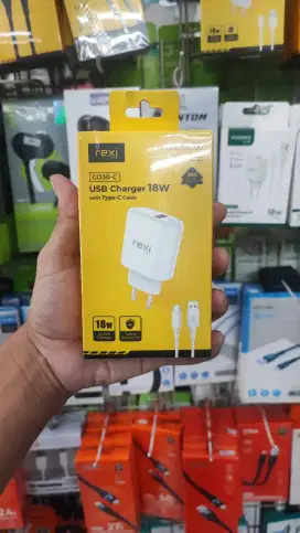 TRAVEL CHARGER TYPE C 18W REXI CO30-C