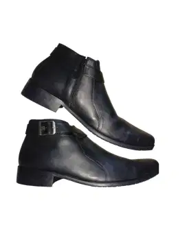 Sepatu Boots branded kulit pria prelov PAKALOLO Original size 43