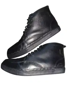 Sepatu Boots branded kulit pria prelov PAKALOLO Original size 43
