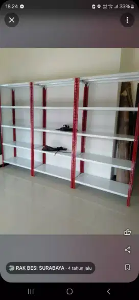 Rak besi susun serbaguna