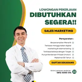 Dicari marketing in house utk project perumahan panorama sepatan 1