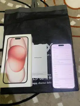 Iphone 15 Plus 128gb Pink IBOX NO MINUS + on Garansi + Bonus Case