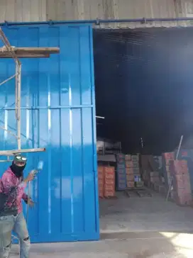 Pintu gudang pintu pabrik