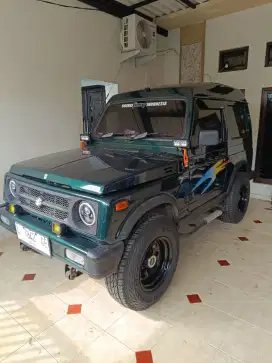 SUZUKI JIMNY/KATANA 1.0 M/T 97, FULL VARIASI! KM RENDAH,HIJAU METALIK