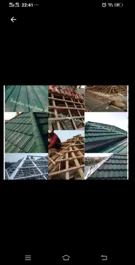 Bongkar pasang atap rumah