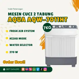 MESIN CUCI AQUA QW-7011HT
