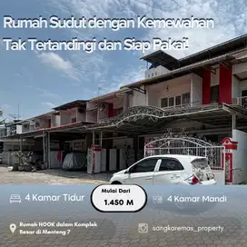 Rumah Sudut dengan Kemewahan Tak Tertandingi dan Siap Pakai!