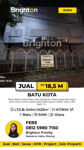 Ruko Stragegis Di Kota Batu