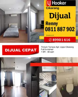 Dijual Apartement Trivium Terrace Lippo Cikarang Full Furnished