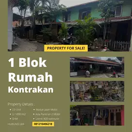 Rumah Kontrakan Strategis 23 Unit Area Kavling Pabrik Tangerang