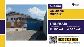 Jual Gudang 6000 m2 di Menganti Gresik Dekat Benowo Surabaya