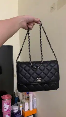 Ch*nel WOC - Wallet on chain mini - Black