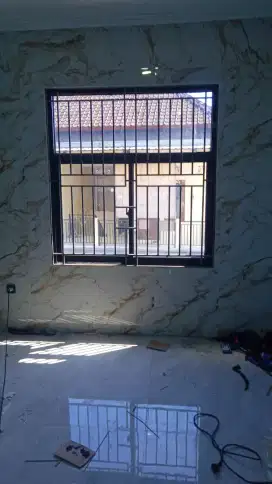 kanopi kaca dan reling kaca