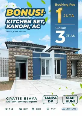 RUMAH BARU SIAP HUNI 400 JUTAAN DI BOJONG GEDE