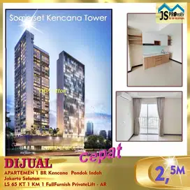DIJUAL APARTEMEN 1 BR Kencana  Pondok IndahJakarta Selatan