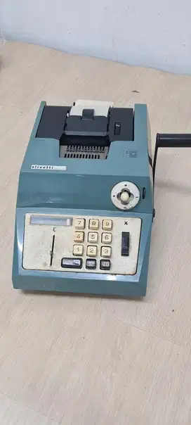 Mesin kasir antik jadul olivetti, mesin kasir jadul,mesin kasir manual