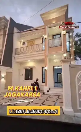 Rumah siap Huni Lt 120m,posisi HOOK lokasi di M Kahfi 1