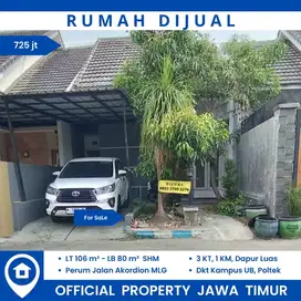 Rumah Dijual dekat Suhat dekat Kampus UB Kota Malang 729 jt