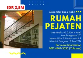 Rumah Pejaten Komplek BIN Jakarta Selatan