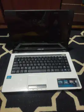 Laptop Asus K43E Core I3 Ram 4GB Normalan Siap Pakai