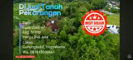 DIJUAL TANAH NEMPEL WISATA LUAS 2045M² HARGA 240 JUTA