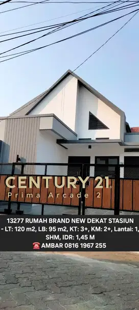 13277 Rumah brand new area bintaro dekat stasiun