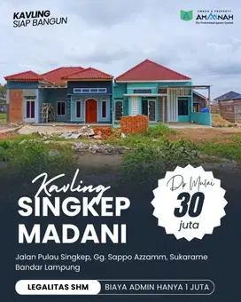 TANAH KAVLING MADANI SINGKEP SUKARAME DEKAT KOMPLEK PENDIDIKAN DAN KOS