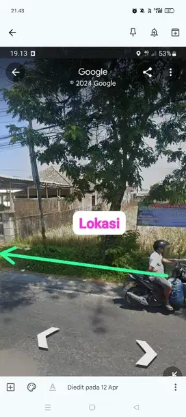 DIJUAL TANAH PINGGIR ASPAL DI JALIMBAR KM 9 SEWON BANTUL YOGYA