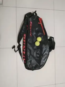 tasbag tenis DUNLOP 100% OR BLACK RED