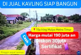 Tanah kavling di dekat simpang Kampus 15a Metro