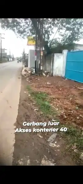 Di Jual Tanah di jln Utama LG Cirarab Bojong Kamal Legok Tangerang