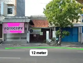 Dijual Murah Bangunan Hitung Tanah Baratajaya Area Komersial