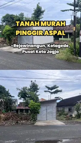 JUAL MURAH TANAH DI SEKITARAN REJOWINANGUN YOGYAKARTA