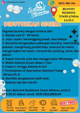 LOKER PEGAWAI LAUNDRY
