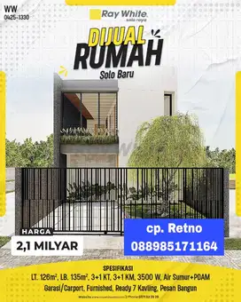 RUMAH DIJUAL SOLO BARU