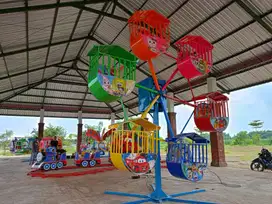 Kincir Angin Mini 6 Gerbong Lengkap Panel Kontrol