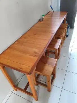 meja makan & meja kasir