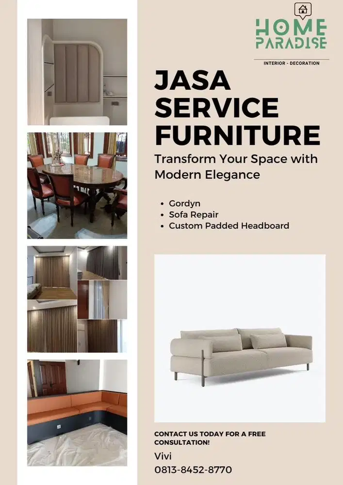 Jasa custom & service furniture jakarta