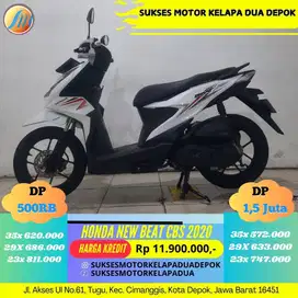 HONDA NEW BEAT CBS 2020 CASH/KREDIT SYARAT MUDAH KTP/KK