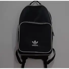 Tas bag Backpack Adidas Original 3 banded black masih bagus