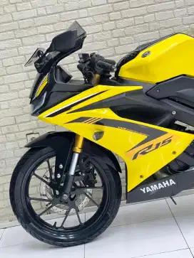 READY‼️ YAMAHA R15 V3 2019 FAVORIT KUNING PAJAK BARU.RONY MUSTIKA