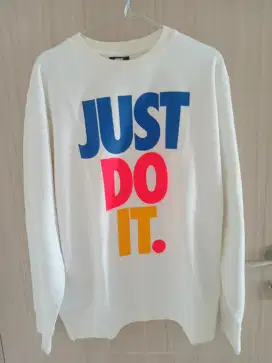NIKE JUST DO IT Crewneck Size L Very Good